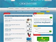 Tablet Screenshot of choicematters.net